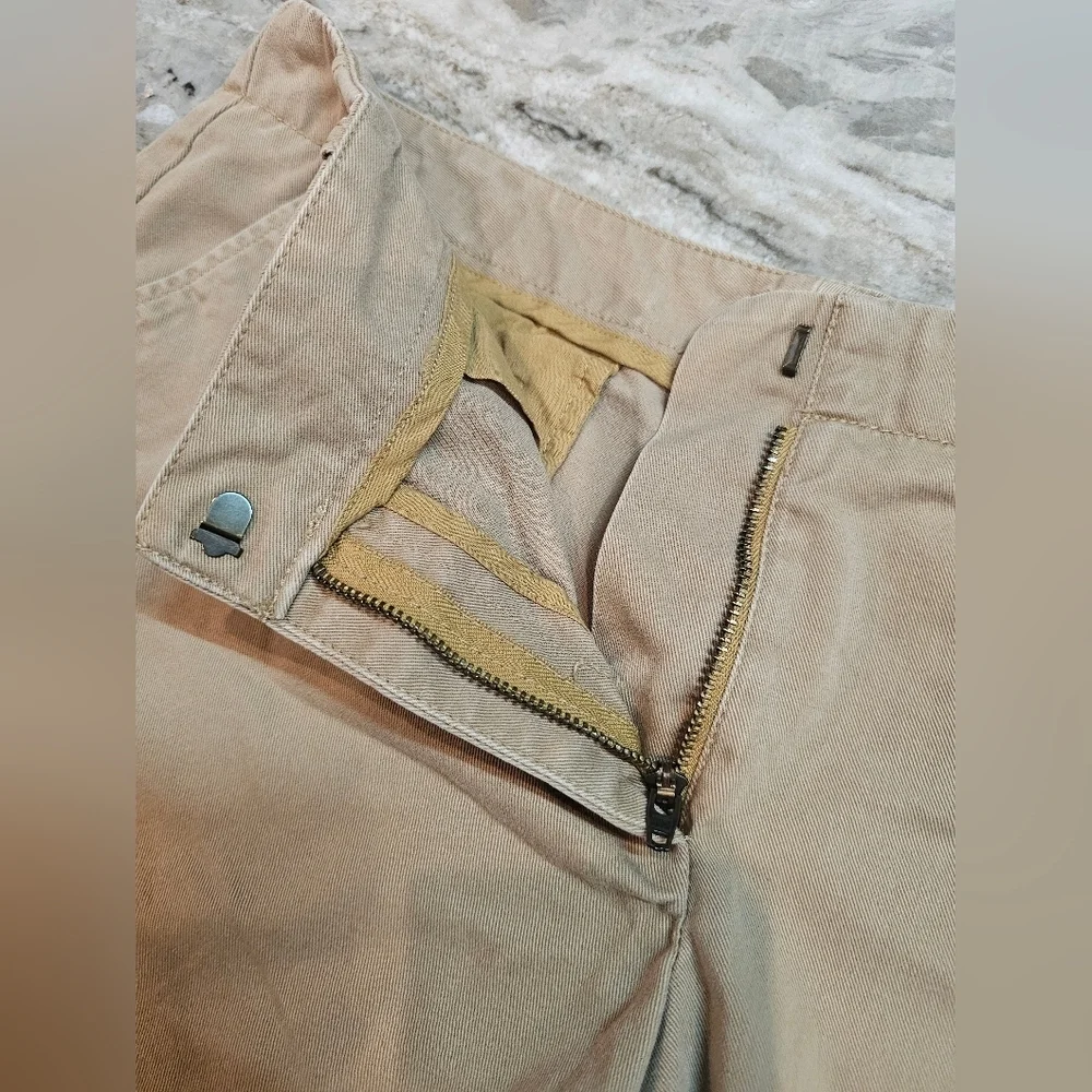 J.Crew Women’s Khaki Shorts Size 10 Low Rise 100% Cotton Classic Chino
